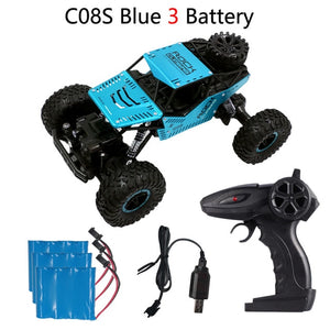 Teeggi 1/16 C08S RC Car 2.4GHz 4WD Strong Power Climbing RC Car Off-road Vehicle Toys Car for Children Gift RC Cars Remote Model