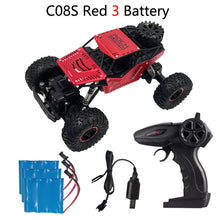 Load image into Gallery viewer, Teeggi 1/16 C08S RC Car 2.4GHz 4WD Strong Power Climbing RC Car Off-road Vehicle Toys Car for Children Gift RC Cars Remote Model
