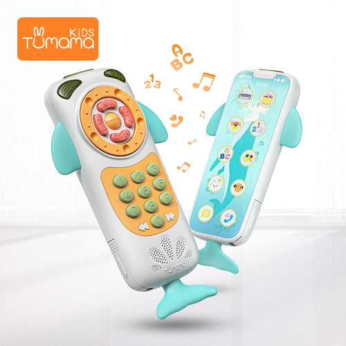 Tumama Baby Mobile Phone Cute Toys For Baby Music Phone Toys Early Educational 0-12 months Learning Telephone Phone Toy for Baby