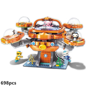 ENLIGHTEN Creator Ideas City Les Octopus Octopod Octonauts Cartoon Building Blocks Model Sets Kids Toy Compatible Legoings Duplo