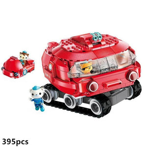 ENLIGHTEN Creator Ideas City Les Octopus Octopod Octonauts Cartoon Building Blocks Model Sets Kids Toy Compatible Legoings Duplo