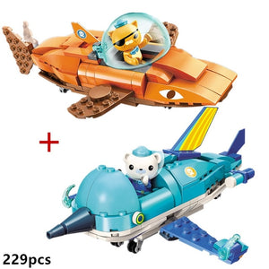 ENLIGHTEN Creator Ideas City Les Octopus Octopod Octonauts Cartoon Building Blocks Model Sets Kids Toy Compatible Legoings Duplo