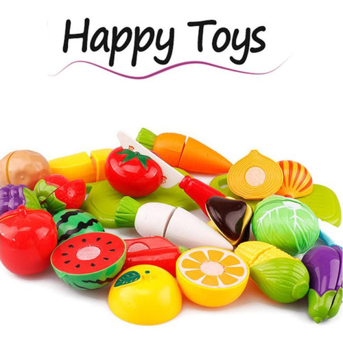 20PC Cutting Fruit Vegetable Pretend Play Children Kid Educational Toys for children kitchen toy #YL