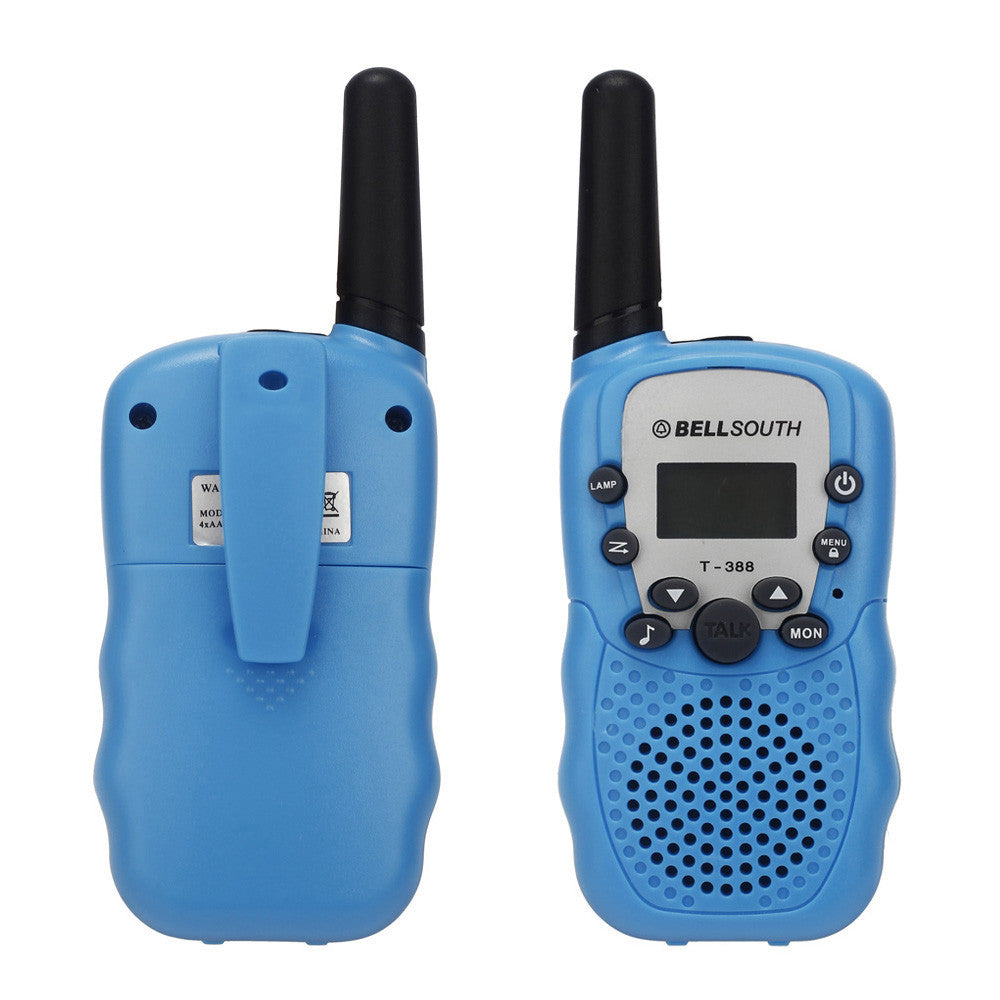 2pcs Wireless Walkie-talkie Eight Channel 2 Way Radio Intercom 5KM Blue Play Educational toys for children Walkie-talkie