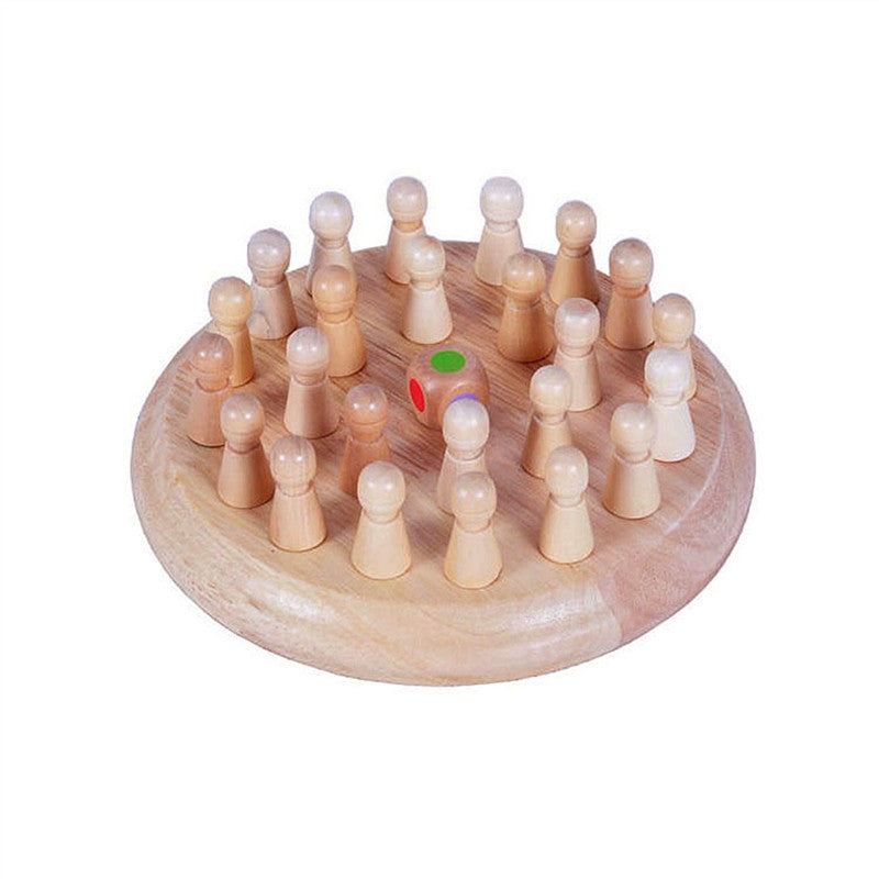 Wooden Memory Match Stick Chess Game Kids Child Preschool Math Learning Toy Gift