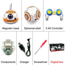 Load image into Gallery viewer, Fast Shipping Intelligent Star Wars Upgrade RC BB8 Robot With Sound Action Figure Gift Toys BB-8 Ball Robot 2.4G Remote Control