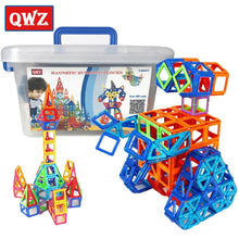 Load image into Gallery viewer, QWZ 110pcs Mini Magnetic Designer Construction Set Model &amp; Building Plastic Magnetic Blocks Educational Toys For Kids Gift