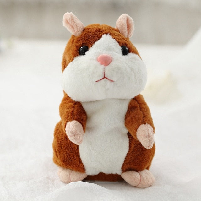 Hot Talking Hamster Electronic Pet Plush Toy Cute Sound Record Hamster Educational Toy for Kids Birthday Gift for Boy and Girl