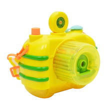 Load image into Gallery viewer, Kids Cartoon Camera Bubble Maker Machine Light and Music Bubble Making Toy for Children