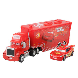 Disney Pixar Cars 2 3 Toys Lightning McQueen Jackson Storm Mack Uncle Truck 1:55 Diecast Model Car Toy Children Birthday Gift