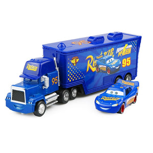 Disney Pixar Cars 2 3 Toys Lightning McQueen Jackson Storm Mack Uncle Truck 1:55 Diecast Model Car Toy Children Birthday Gift