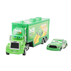 Disney Pixar Cars 2 3 Toys Lightning McQueen Jackson Storm Mack Uncle Truck 1:55 Diecast Model Car Toy Children Birthday Gift