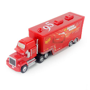 Disney Pixar Cars 2 3 Toys Lightning McQueen Jackson Storm Mack Uncle Truck 1:55 Diecast Model Car Toy Children Birthday Gift