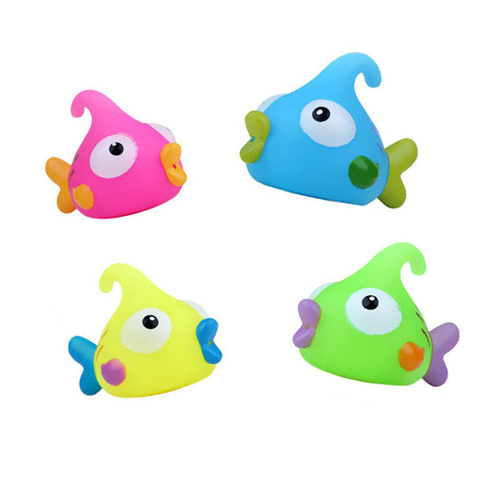 10pcs Baby Fishing Floating Squirts Toy Bath Toys Fishing Toys Set Educational Toys