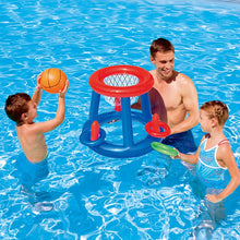 Load image into Gallery viewer, Inflatable Swim Pool Football Goal Basketball Game Water Sports Swim Pool Float Children Party Game Toy Water Accessory Handball