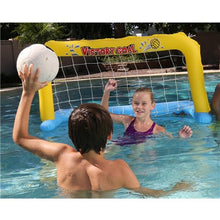 Load image into Gallery viewer, Inflatable Swim Pool Football Goal Basketball Game Water Sports Swim Pool Float Children Party Game Toy Water Accessory Handball