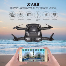 Load image into Gallery viewer, X185 Wifi FPV Selfie Drone Foldable RC Quadcopter