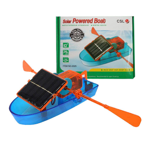 Solar Powered Boat DIY Building Kit Science Explorer Toy Kids Educational Toy