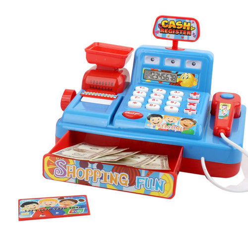 Educational toys Role Play Toy Supermarket Cash Register Cashier toys