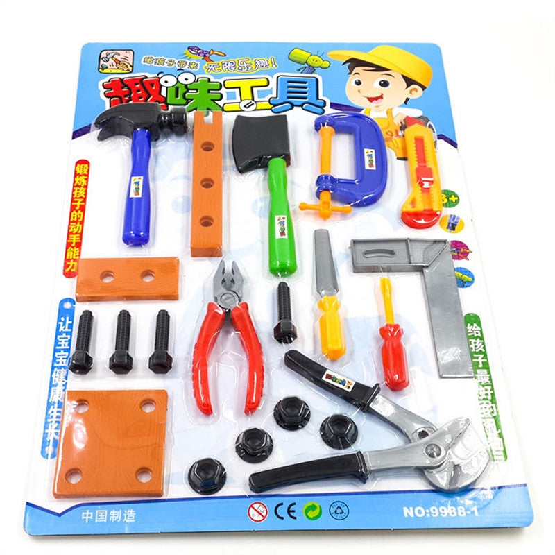 20 Pcs Kids Builder Tool Set Repair Kit DIY Engineer Role Play Toy Educational Toys