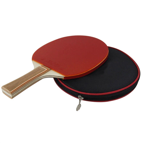 Table Tennis Racket Bat Ping Pong Paddle with Bag Racket Case for Sport Game (Red)