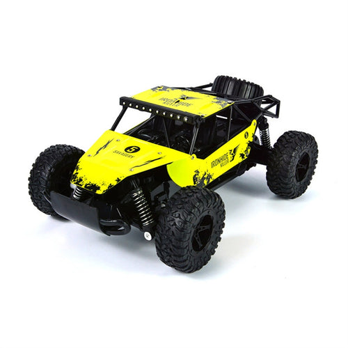 RC Car Off Road Vehicles 2.4GHz Radio Remote Control Truck 1:16 Electric Rock Crawler Control High Speed Cars (Yellow)