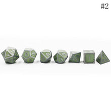 Load image into Gallery viewer, 7pcs/set Antique Metal Irregular Alloy Dice Polyhedral Dice   Bag Playing Board Game Table Games Toy