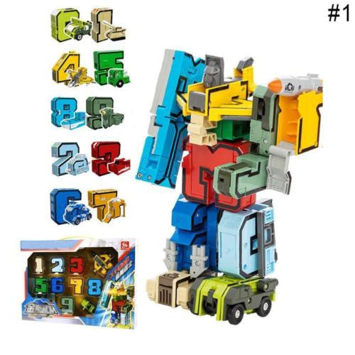 6 in1 Truck Deformation Robot Car Action Figure Model Gift Transformation Kids Toy