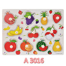 Load image into Gallery viewer, 30cm Kid Early educational toys baby hand grasp wooden puzzle toy alphabet and digit learning education child wood jigsaw toy