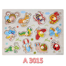Load image into Gallery viewer, 30cm Kid Early educational toys baby hand grasp wooden puzzle toy alphabet and digit learning education child wood jigsaw toy