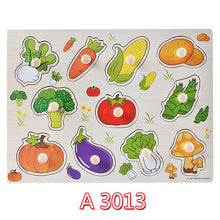Load image into Gallery viewer, 30cm Kid Early educational toys baby hand grasp wooden puzzle toy alphabet and digit learning education child wood jigsaw toy