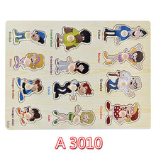 Load image into Gallery viewer, 30cm Kid Early educational toys baby hand grasp wooden puzzle toy alphabet and digit learning education child wood jigsaw toy