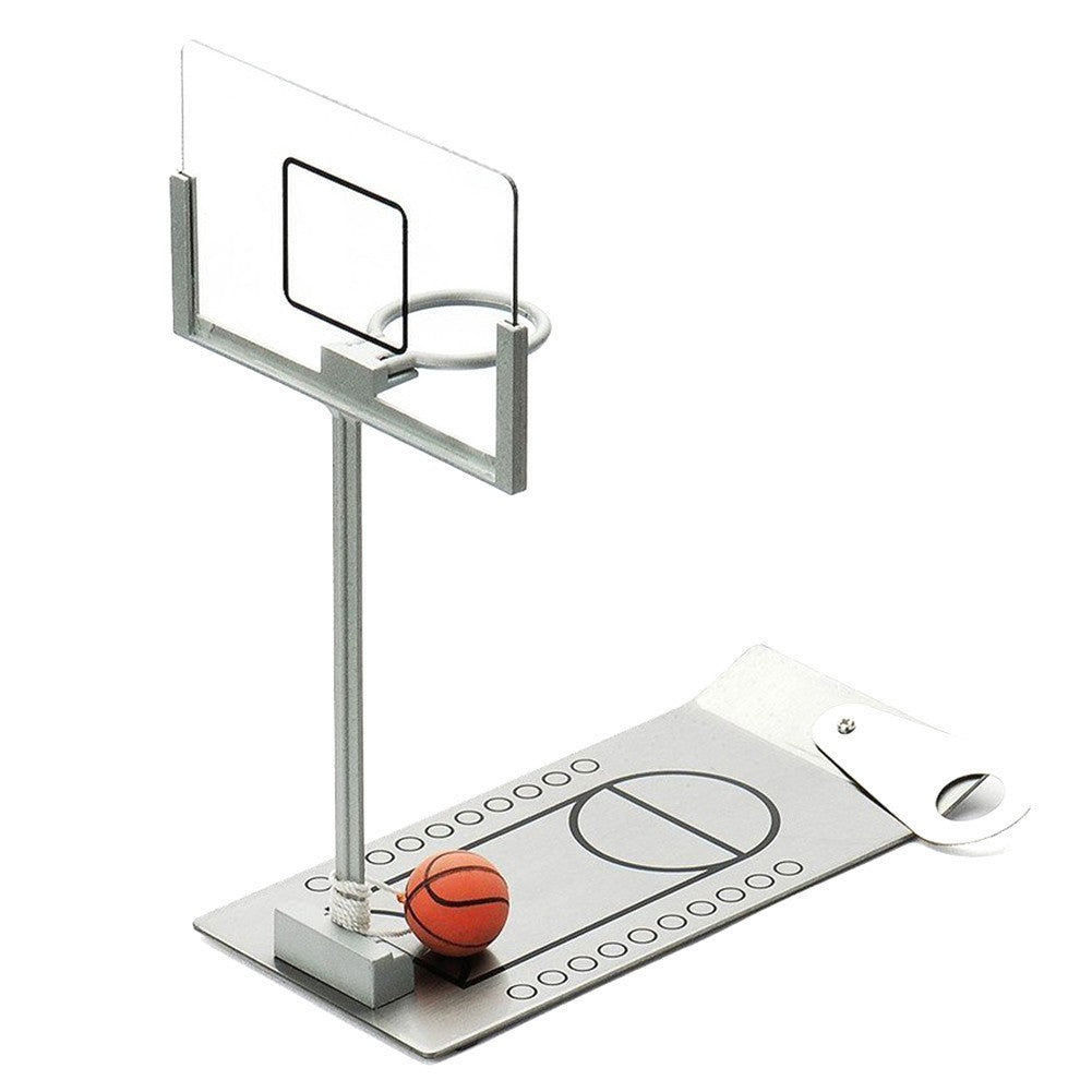 Mini Finger Basketball Game Foldable Spring Basketball Stand Stress Relief Toy Sport Table Game Desktop Game