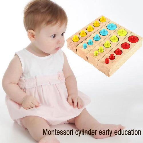 Children Montessori Cylindrical Socket Montessori Electric Home Edition