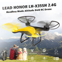 Load image into Gallery viewer, Lead Honor LH-X35SHWF-720P 2.4G 720P Wifi FPV Altitude Hold RC Training Quadcopter