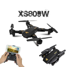 Load image into Gallery viewer, Visuo XS809W XS809HW Quadcopter Mini Foldable Selfie Drone with Wifi FPV 0.3MP/2MP Camera Altitude Hold RC Dron Vs JJRC H47 E58