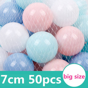 50 pcs lot Eco-Friendly Colorful Ball Plastic Ocean Ball Funny Baby Kid Swim Pit Toy Water Pool Ocean Wave Ball