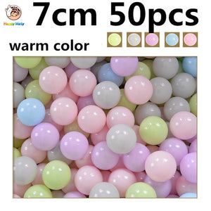 50 pcs lot Eco-Friendly Colorful Ball Plastic Ocean Ball Funny Baby Kid Swim Pit Toy Water Pool Ocean Wave Ball