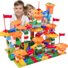 Load image into Gallery viewer, 74-296 PCS Marble Race Run Maze Ball Track Building Blocks ABS Funnel Slide Assemble Bricks Compatible LegoINGlys Duploe Blocks