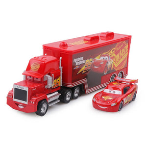 Disney Pixar Cars 2 3 Toys Lightning McQueen Jackson Storm Mack Uncle Truck 1:55 Diecast Model Car Toy Children Birthday Gift