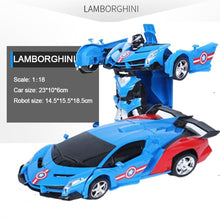 Load image into Gallery viewer, RC Car Transformation Robots Sports Vehicle Model  Robots Toys Cool Deformation Car Kids Toys  Gifts For Boys