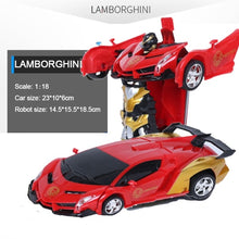 Load image into Gallery viewer, RC Car Transformation Robots Sports Vehicle Model  Robots Toys Cool Deformation Car Kids Toys  Gifts For Boys