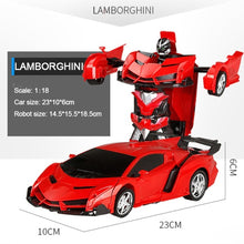 Load image into Gallery viewer, RC Car Transformation Robots Sports Vehicle Model  Robots Toys Cool Deformation Car Kids Toys  Gifts For Boys