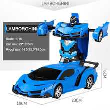 Load image into Gallery viewer, RC Car Transformation Robots Sports Vehicle Model  Robots Toys Cool Deformation Car Kids Toys  Gifts For Boys