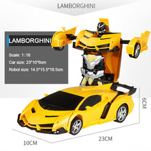 Load image into Gallery viewer, RC Car Transformation Robots Sports Vehicle Model  Robots Toys Cool Deformation Car Kids Toys  Gifts For Boys