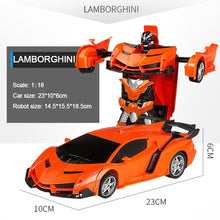 Load image into Gallery viewer, RC Car Transformation Robots Sports Vehicle Model  Robots Toys Cool Deformation Car Kids Toys  Gifts For Boys