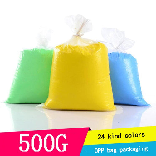 500g/Bag Polymer Clay Super Light DIY Modelling Clay Slime Soft Intelligent Plasticine Learning Education Toys For Children