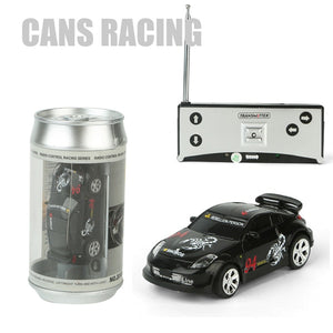 8 Colors 20Km/h Coke Can Mini RC Car Radio Remote Control Car Micro Racing Car 4 Frequencies Toy For Kids Gifts RC Models