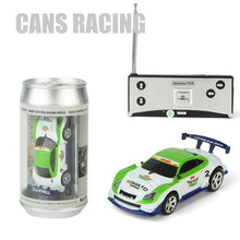 Load image into Gallery viewer, 8 Colors 20Km/h Coke Can Mini RC Car Radio Remote Control Car Micro Racing Car 4 Frequencies Toy For Kids Gifts RC Models