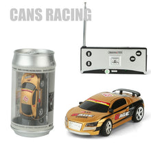 Load image into Gallery viewer, 8 Colors 20Km/h Coke Can Mini RC Car Radio Remote Control Car Micro Racing Car 4 Frequencies Toy For Kids Gifts RC Models